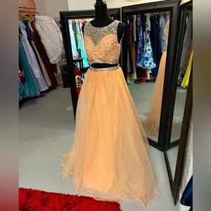 2pc prom dress